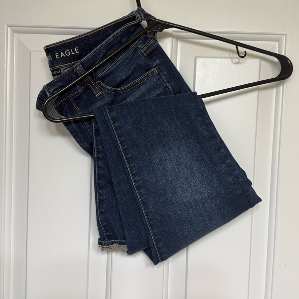 American eagle hi rise jeggings, size 8